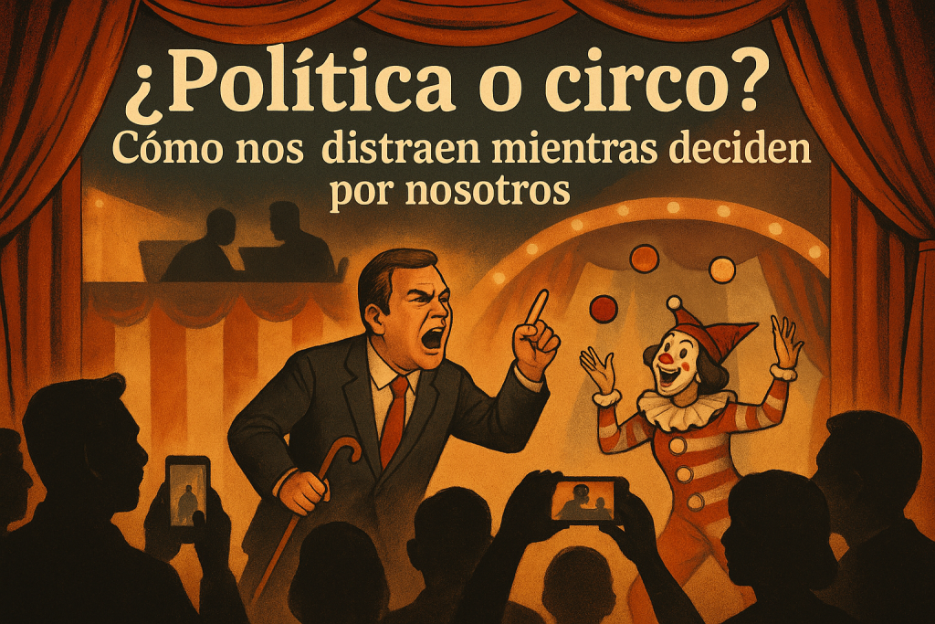 ¿Política o circo? Cómo nos distraen mientras deciden por nosotros