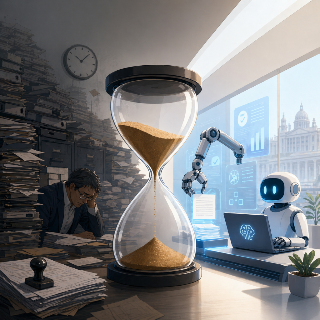 El reloj de la burocracia hace tIc, tAc